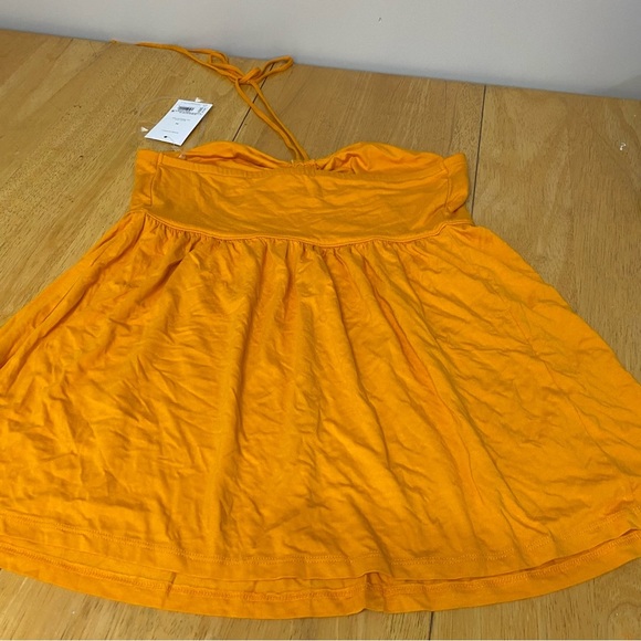 Babydoll Maternity Tank Top - Maternity By Ingrid & Isabel Orange Medium - Picture 11 of 12